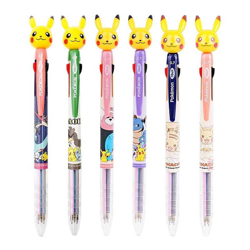 [Random] Pokemon Mascot 3-Color Ballpoint Pen