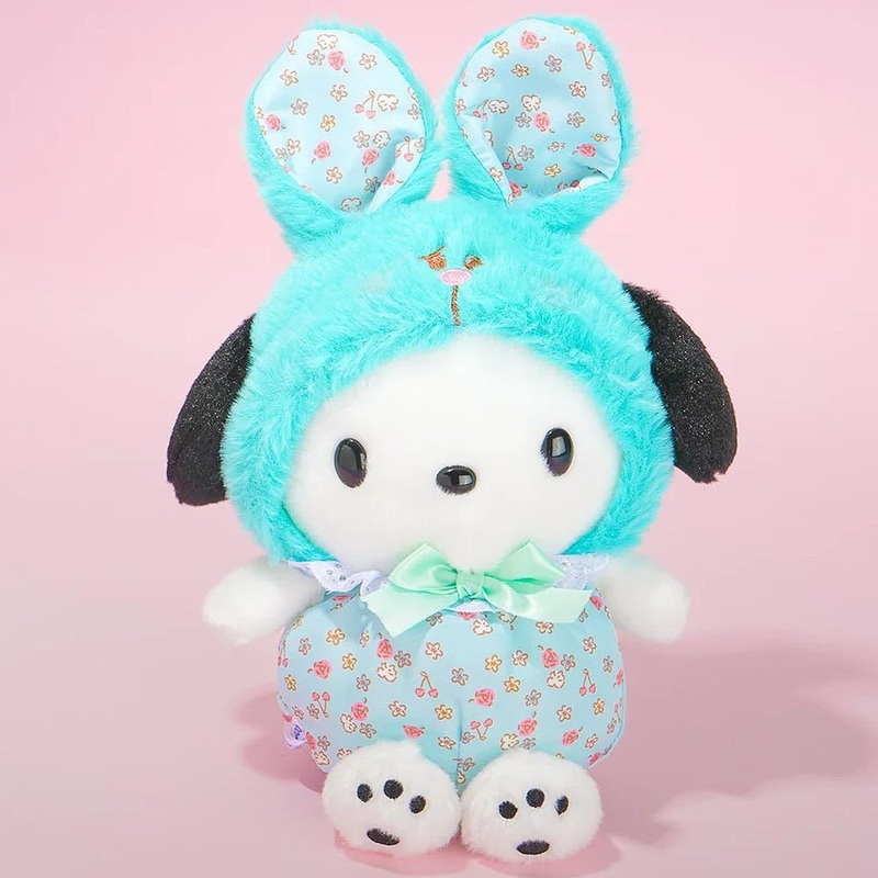 Pochacco Flower Bunny 9″ Bean Doll Plush
