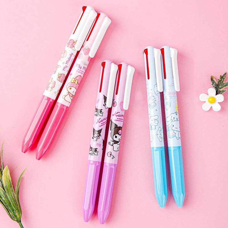 [Random] Sanrio Characters Milky 4-Color Ballpoint Pen