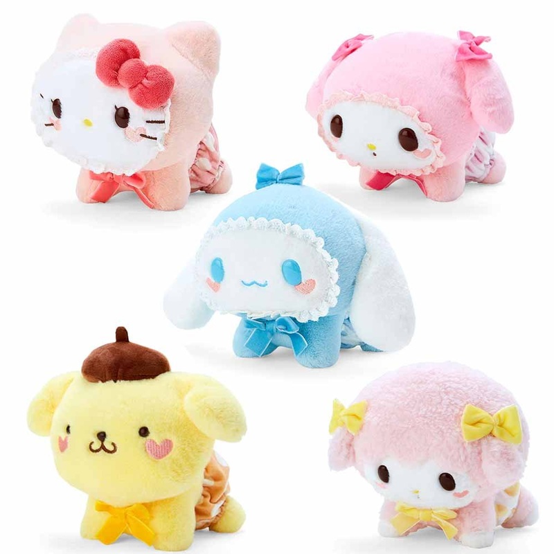 Sanrio Characters Baby Crawl 5″ Plush