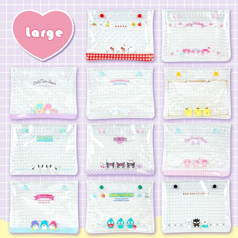 [3-in-1] Sanrio Character Pouch Set