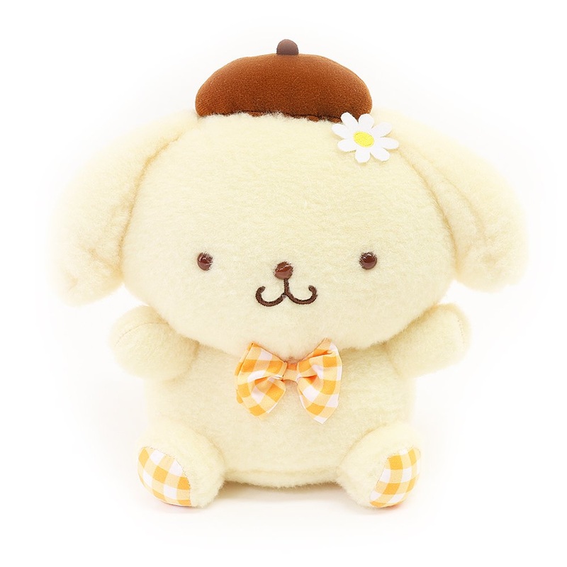 Pompompurin Cuddly Plaid 11″ Plush