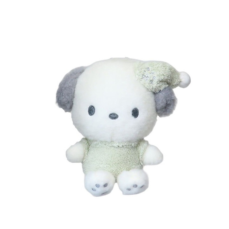 Sanrio Pochacco Cozy Pajamas Mascot Clip-On Plush
