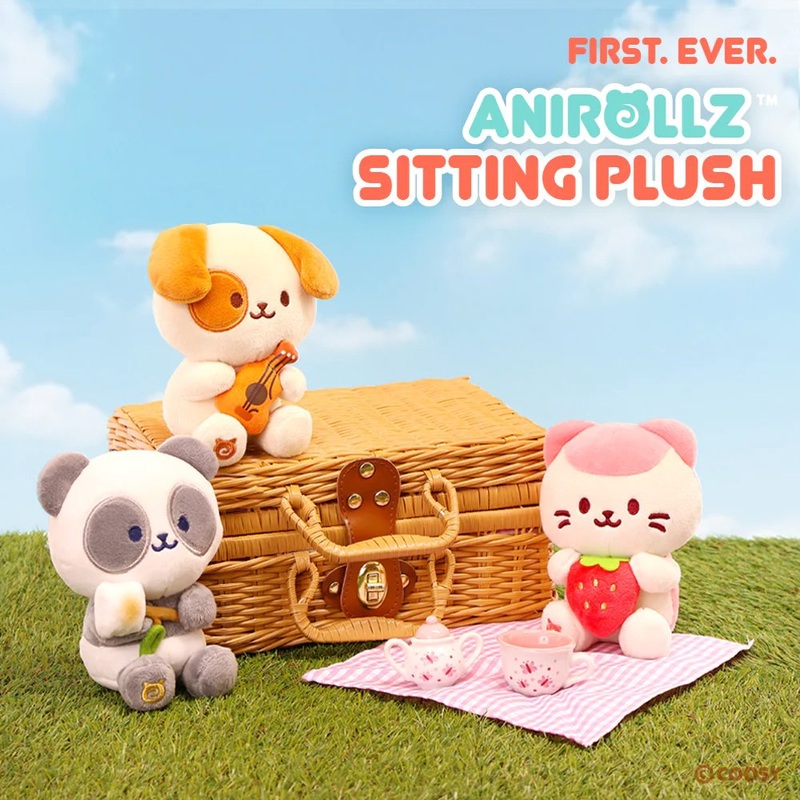 Anirollz 6″ Small Sitting Plush