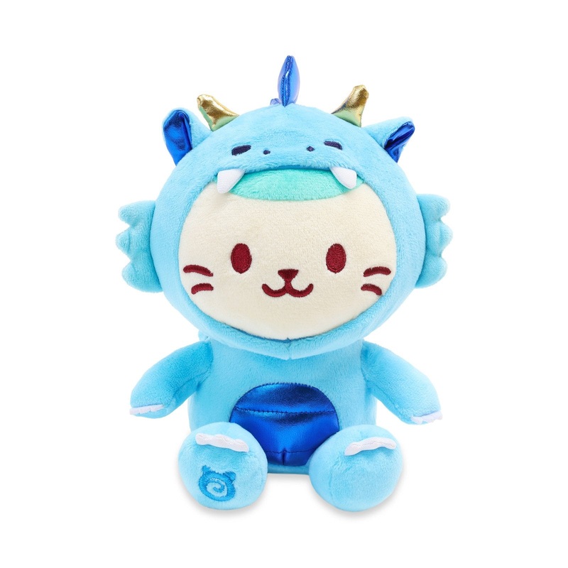 Anirollz Blue Dragon Mint Kittiroll 8″ Medium Sitting Plush