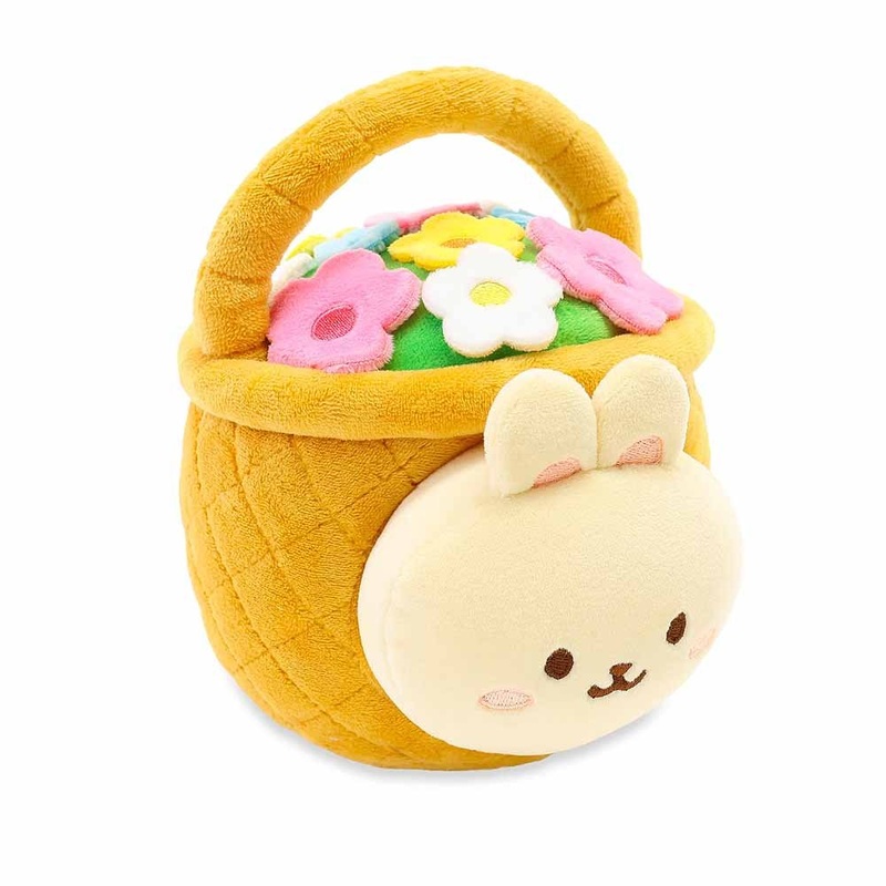 Anirollz Flower Basket Bunniroll 6″ Small Outfitz Plush