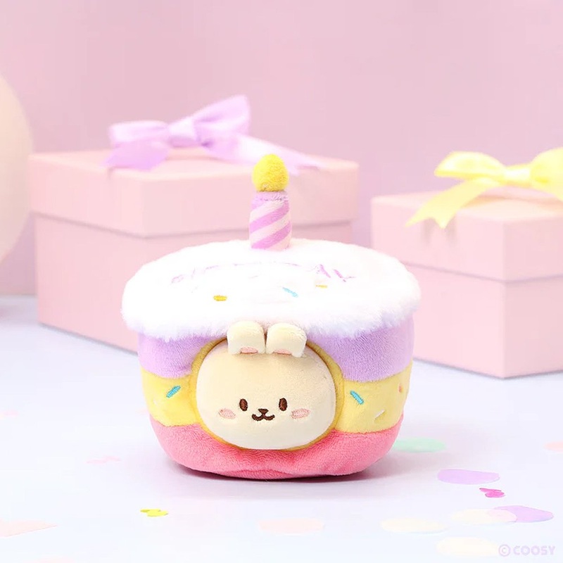 Anirollz Happy Birthday Bunniroll Mini Outfitz Plush