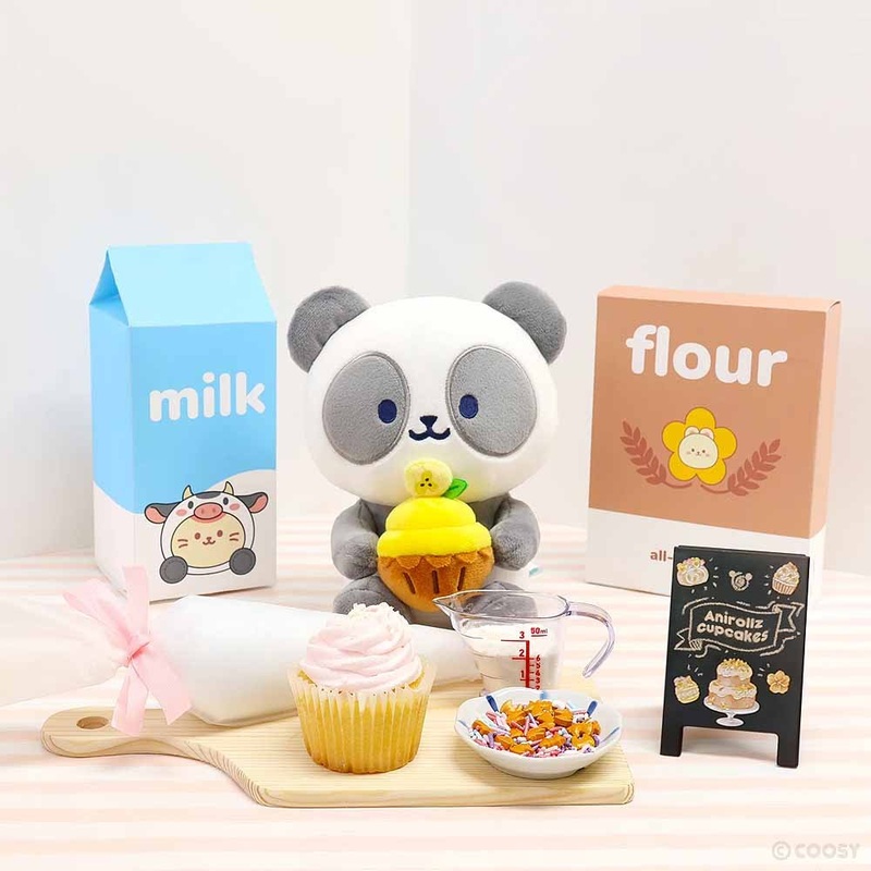 Anirollz Pandaroll 8″ Medium Sitting Plush