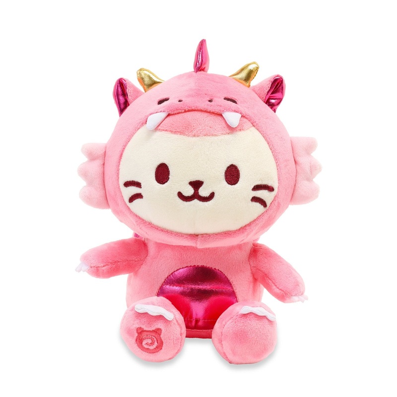 Anirollz Pink Dragon Kittiroll 8″ Medium Sitting Plush