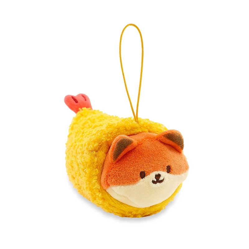 Anirollz Shrimp Tempura Foxiroll 4 Plush Keychain