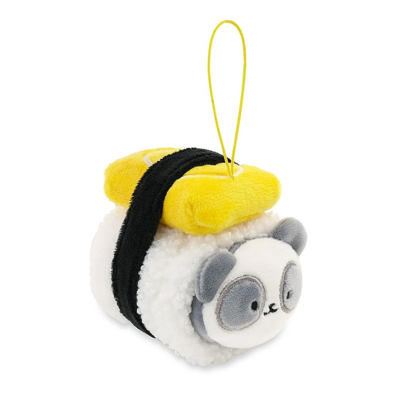 Anirollz Tamago Egg Sushi Pandaroll 4 Plush Keychain