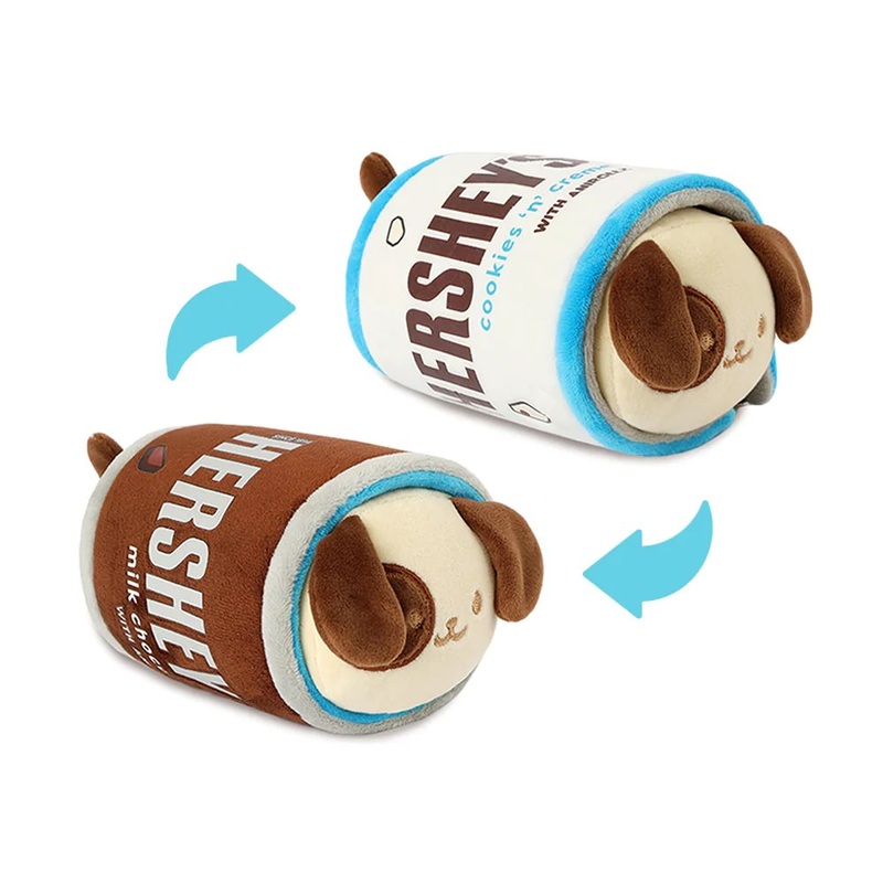 Anirollz x Hershey’s 6″ Puppiroll Small Blanket Reversible Plush