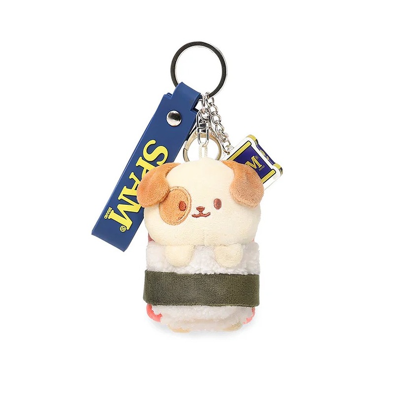 Anirollz x SPAM Musubi Puppiroll Plush Charm
