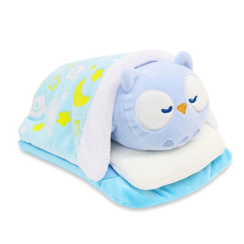 [Glow In The Dark]Anirollz  Sleeping Owlyroll 6″ Small Plush
