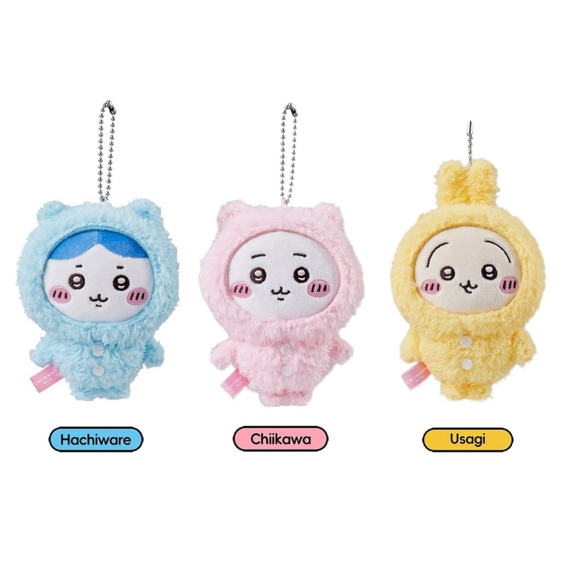 Miniso Chiikawa Hachiware Usagi Fluffly Pajamas Charms