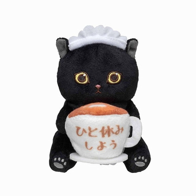 Mofusand Nyanko Maid Black Cat Monitor Plush