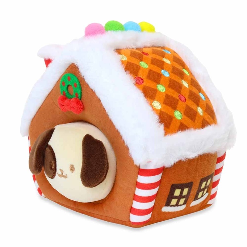 [SEASONAL]Anirollz  Puppiroll Gingerbread House Plush