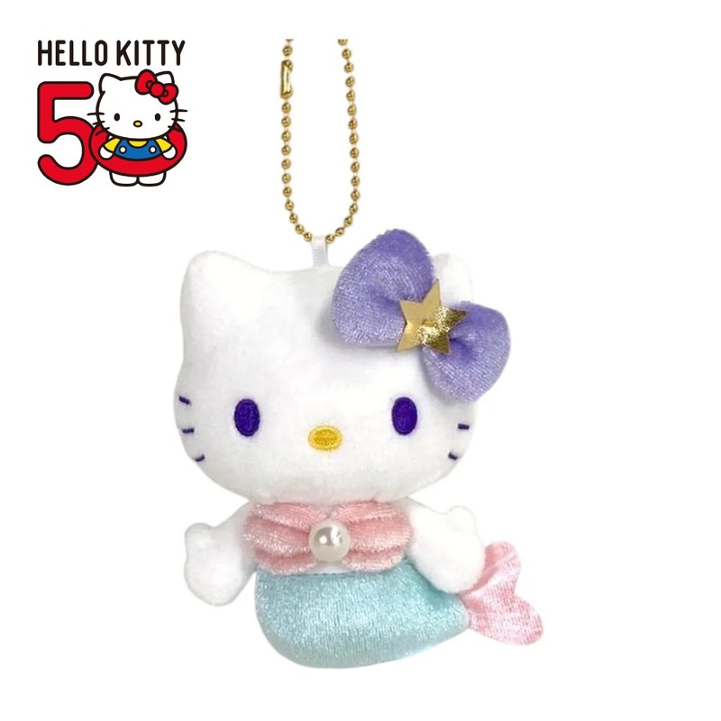 Hello Kitty 50th Anniv. MC Collection Plush Mascot – Blue Mermaid
