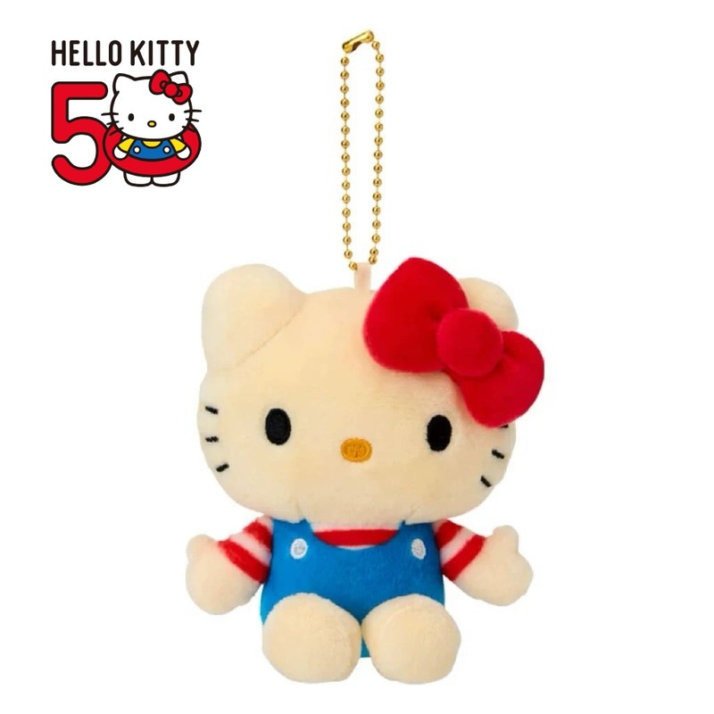 Hello Kitty 50th Anniv. MC Collection Plush Mascot – Classic Blue