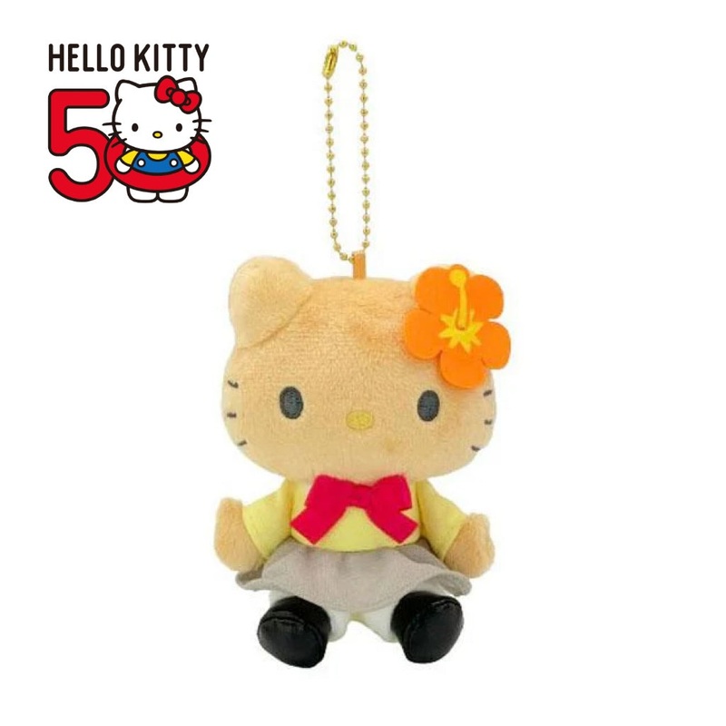 Hello Kitty 50th Anniv. MC Collection Plush Mascot – Tan Heisei Kogal