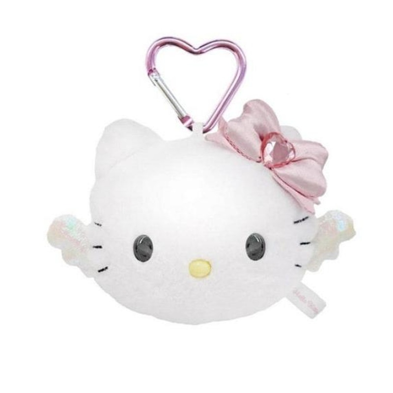 Hello Kitty Heart Lock Mirror Plush