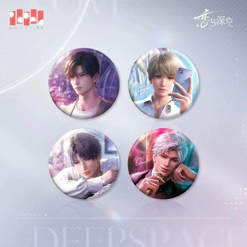 Love and Deepspace Echoes of the Abyssal Sky Series Can Badges
