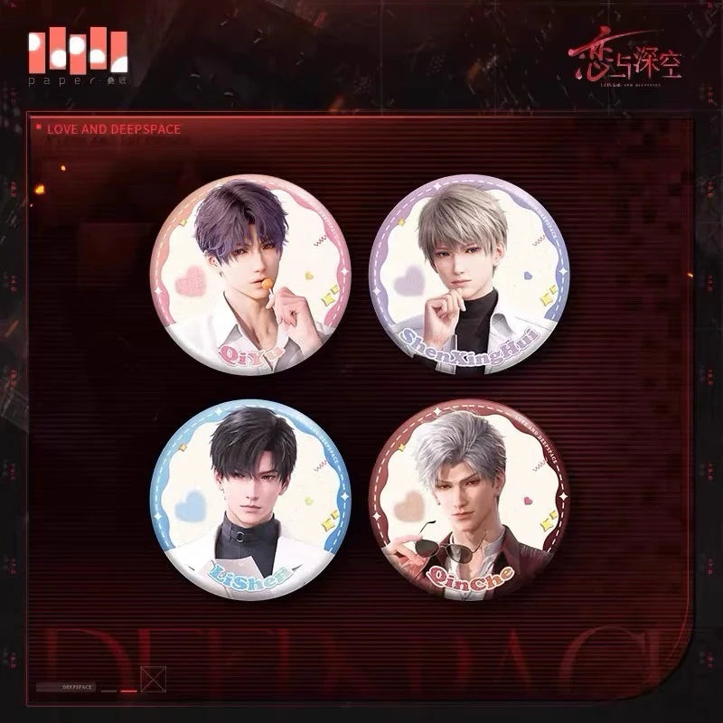 Love and Deepspace The Hour of Captivity Series Can Badges