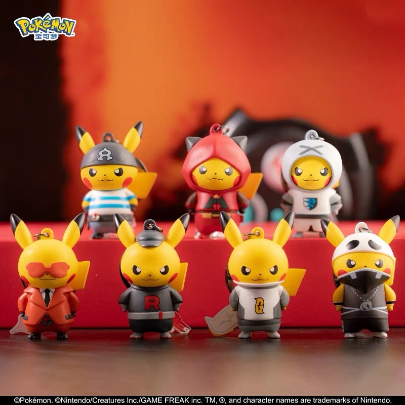 Pokmon Villain Costume Pikachu Keychain
