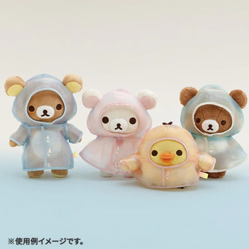 San-X Rilakkuma & Korilakkuma Rainy Day to Sunny Day Raincoat Plushie