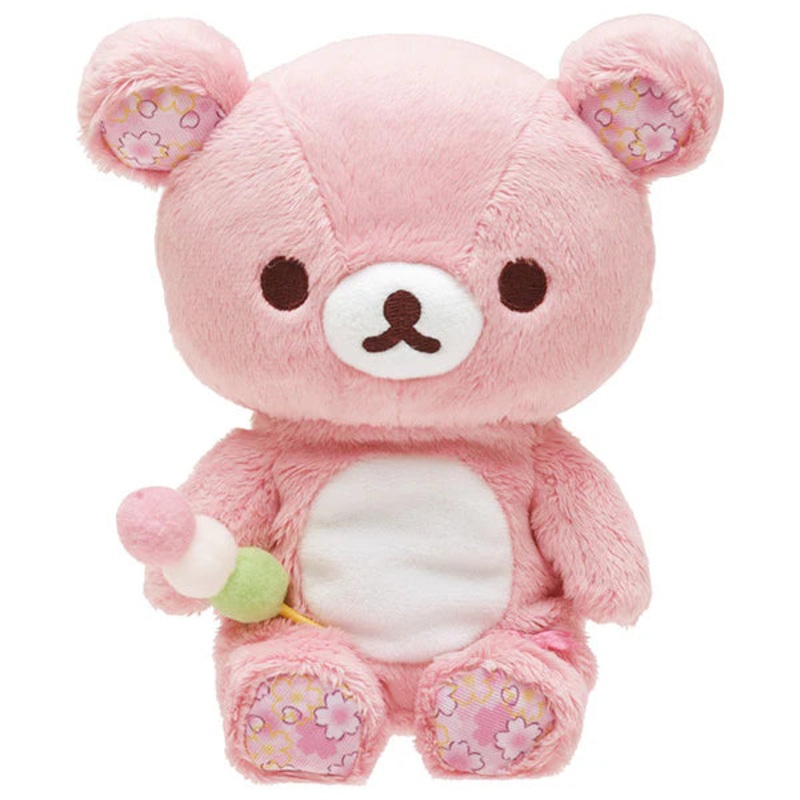 San-X Rilakkuma Sakura Sitting Stuffed Plushie